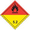 Знак перевозки опасных грузов "Класс 5.2. Органические пероксиды"